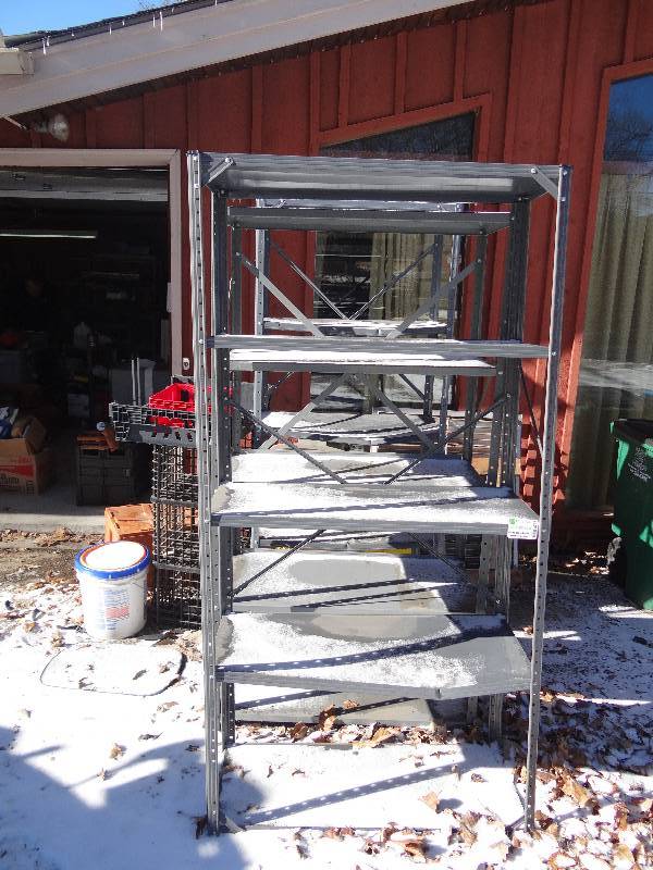 lot 6262 image: 3 Metal Racks  & Misc.
