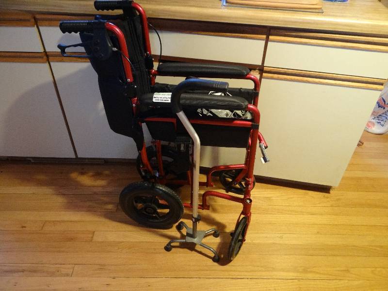 lot 6345 image: Wheelchair and Walker