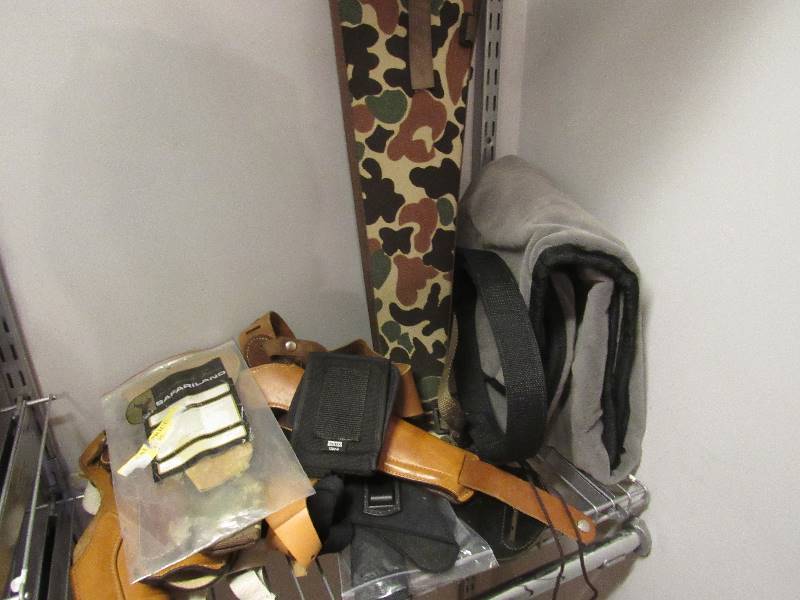 lot 6503 image: Lot of Various Holsters  Soft Gun Cases