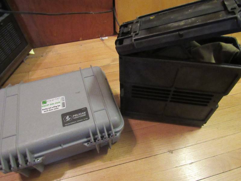 lot 6505 image: 2 Plastic Cases  Misc
