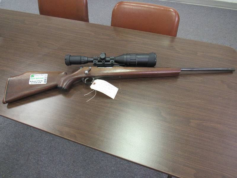 lot 6171 image: Arisaka .308 Bolt Action Rifle With Scope