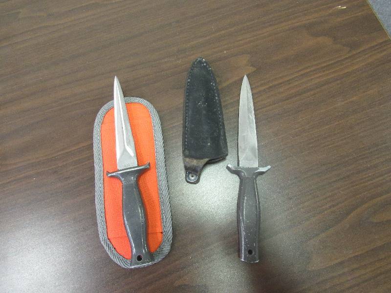 lot 6219 image: Set of 2 Knives and Cases (See Pictures)