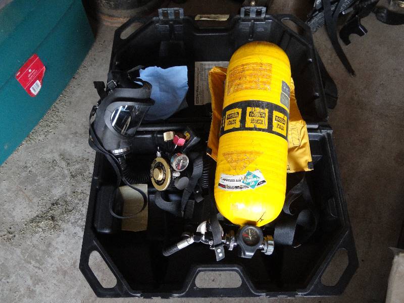 lot 6234 image: MSA Self-Contained Breathing Apparatus w Additional Bracket