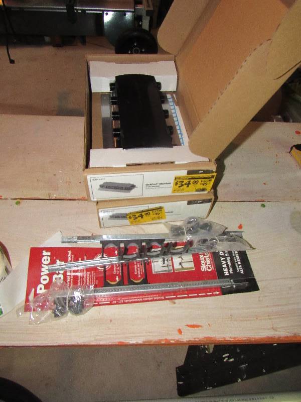 lot 6455 image: Pex plumbing hardware manifolds and pipe holders