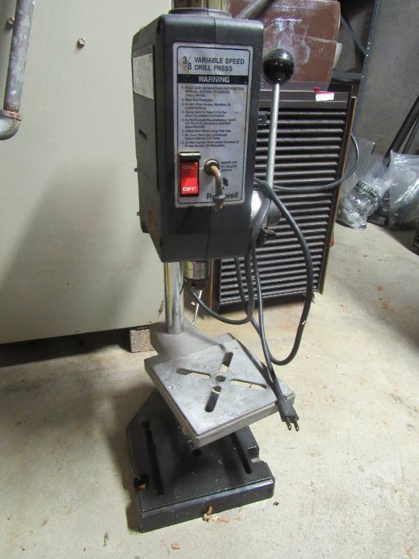 lot 6463 image: Rockwell 34 Variable Speed Drill Press
