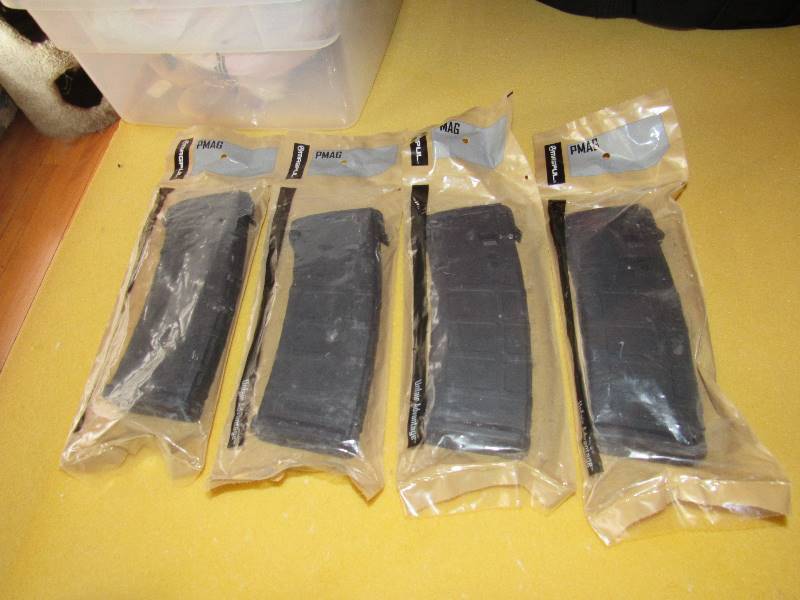 lot 6476 image: (4) ct lot P-mags 30 round AR-15 Magazines