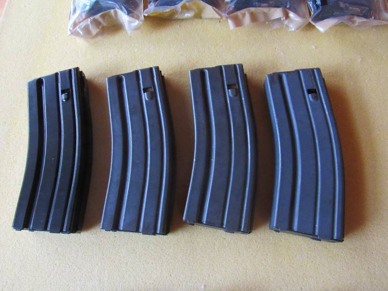 lot 6477 image: (4) ct lot CK Products AR-15 Magazines, (2) empty, (2) with ammo