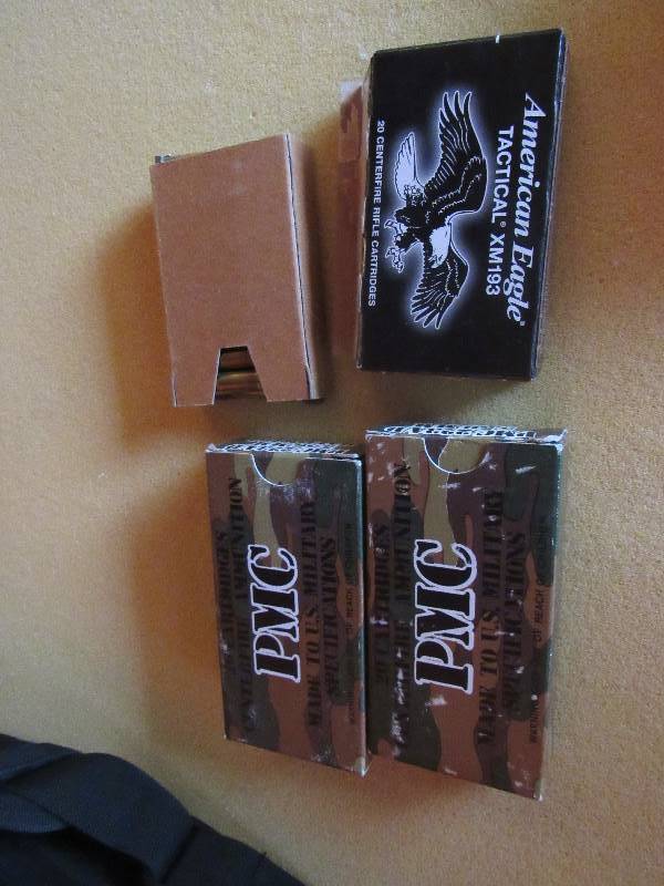 lot 6479 image: (70) rounds 5.56 mm AR-15 ammo