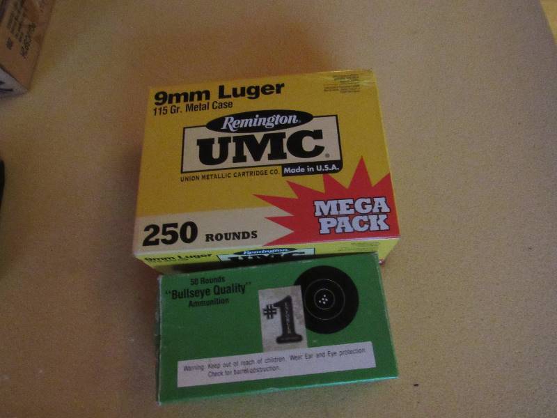lot 6494 image: (284) rounds 9 mm Luger, 115 grain ammo