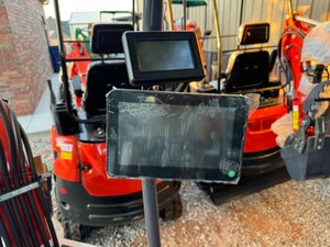 lot 20385 image: Unused DM12X-Plus Mini Excavator 2024 Updated Model 1 Ton Mini Small Excavator, With Hydraulic Thumb and Pilot System ,Dual Display and Swing Boom