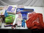 Lot of misc cooking utinsels, keyboard and more