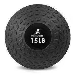 lot 48733 image: ProsourceFit Slam Medicine Balls 5, 10, 15, 20, 25, 30, 50lbs Smooth and Tread Textured Grip Dead Weight Balls for Strength and Conditioning Exercises, Cardio and Core Workouts