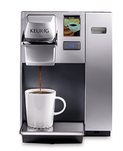 lot 48747 image: Keurig K155 Office Pro Single Cup Commercial K-Cup Pod Coffee Maker, Silver - Retail $293