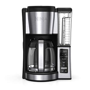 lot 48752 image: Ninja 12-Cup Programmable Coffee Brewer, 2 Brew Styles, Adjustable Warm Plate, 60oz Water Reservoir, Delay Brew - BlackStainless Steel - Retail $77.07