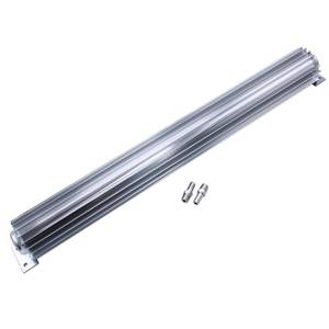lot 48762 image: 24 Finned Aluminum Double Pass Transmission Trans Cooler - Dual Line Universal