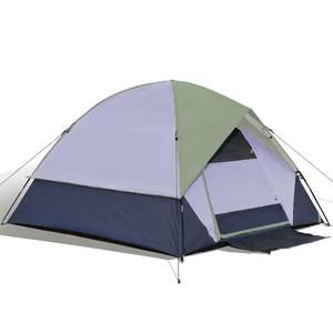 lot 48764 image: Thinlute Tent for Camping,4 Person Dome Camping Tent with Removable Rainfly,Waterproof & Windproof Tent Double Layer Tents for Camping,Easy Setup Tent for Hiking Backpacking Picnic Backyard