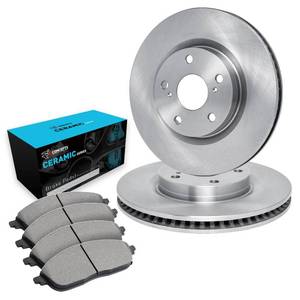 lot 48787 image: R1 Concepts Front Brakes and Rotors Kit Front Brake Pads Brake Rotors and Pads Ceramic Brake Pads and Rotorsfits 1984-1995 Toyota Pickup