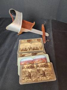lot 144 image: Vintage View Finder and Cards