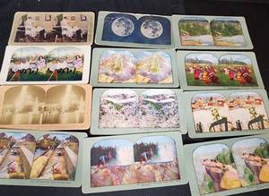 lot 146 image: Vintage View Finder Cards