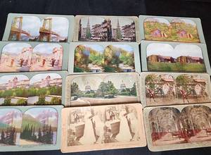 lot 150 image: Vintage View Finder Cards