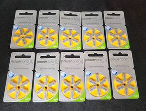 lot 183 image: Power One Hearing Aid Batteries - 60ct.
