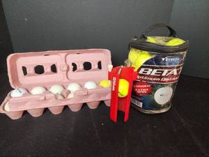 lot 201 image: Golf Balls and Ts