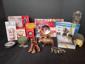 lot 245 image: Home Decor, NIB Ice Traction Slip-Ons, and More