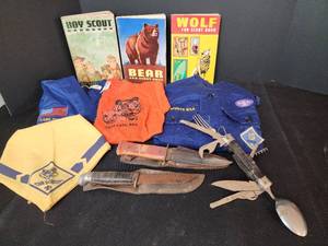 lot 246 image: Cub Scout and Boy Scout Supplies