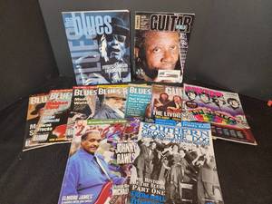 lot 252 image: Blues Revue Magazines, Guitar World Magazines, and More