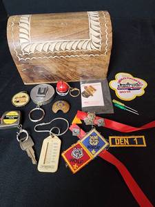 lot 275 image: Boy Scout Supplies, Box, and More