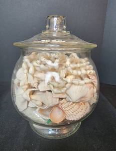 lot 289 image: Jar of Seashells and Beach Sand