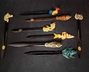 lot 313 image: (8) New Animal Letter Openers