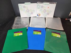 lot 314 image: Office Supplies (Sheet Protectors, Report Covers, and Sports Card Sleeves)