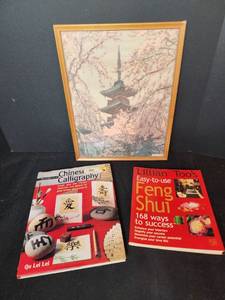 lot 342 image: Japan Picture (Dated 1964) and (2) Chinese Books