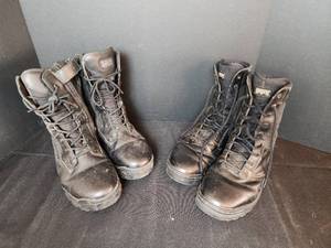 lot 373 image: Military Boots - 511 Tactical Boots (size 11.5 mens) and Magnum Boots (size 11 mens)