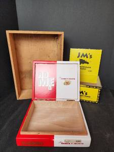 lot 393 image: Cigar Boxes and Crate