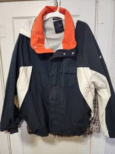lot 482 image: David Taylor Flannel Jacket Size XL and Nautica Jacket Size 2XL