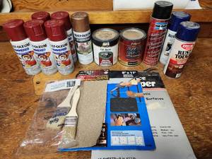 lot 618 image: Sandpaper and Paint