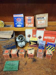 lot 630 image: Vintage Automotive Parts (New Old Stock) (Mostly Ford)