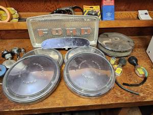 lot 632 image: Vintage Automotive Parts (New Old Stock) (Mostly Ford)