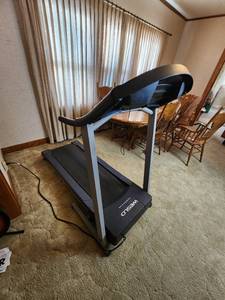 lot 20 image: Weslo Cadence G5.9 Space Saver Treadmill (powers on)