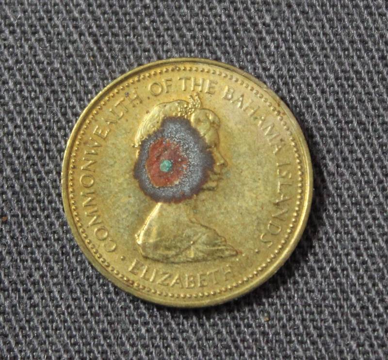 lot 4115 image: 1973 one cent Coin from Commonwealth of the Bahama Islands - Elizabeth II