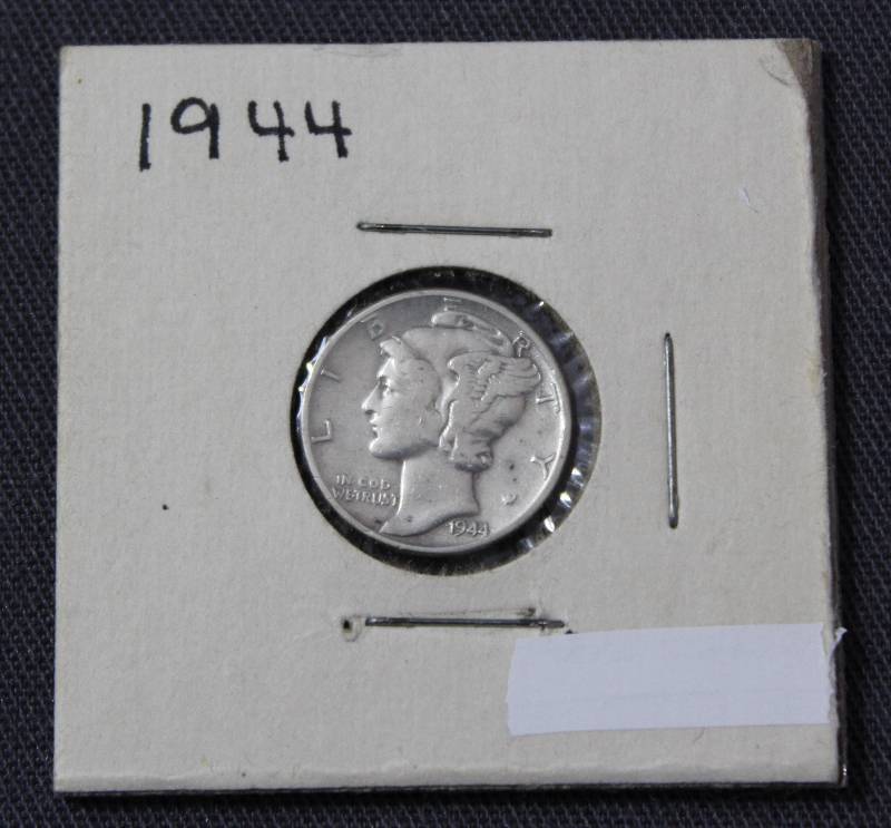 lot 4119 image: 1944 U.S.A. Liberty Coin - Dime  10 Cents