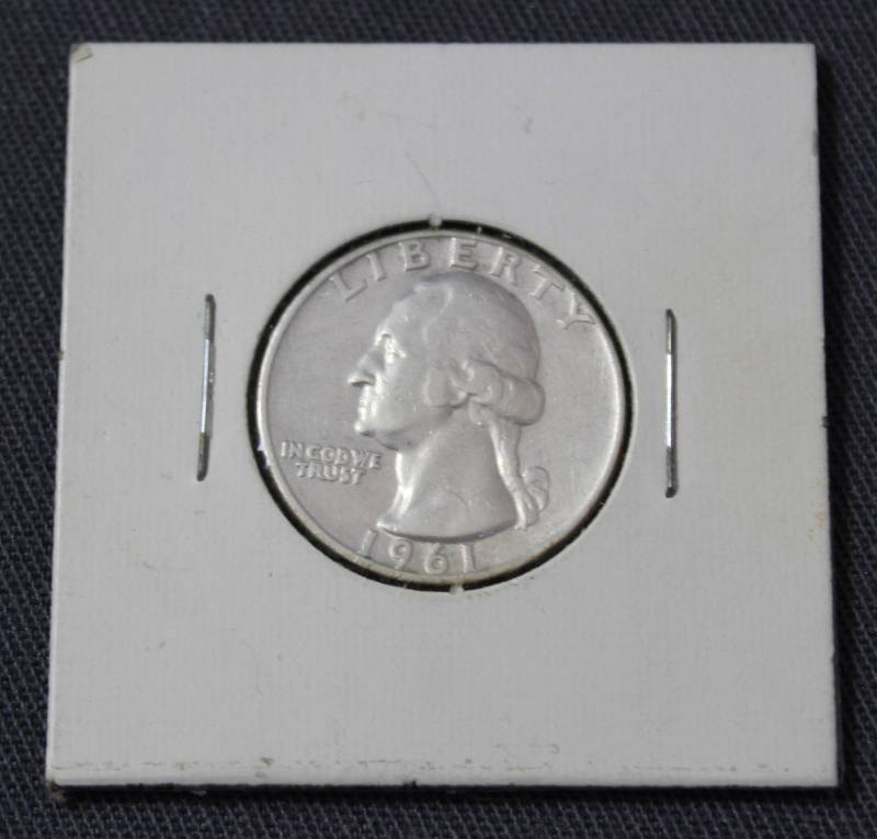 lot 4123 image: 1961 U.S.A. Quarter Dollar  25 Cent COIN