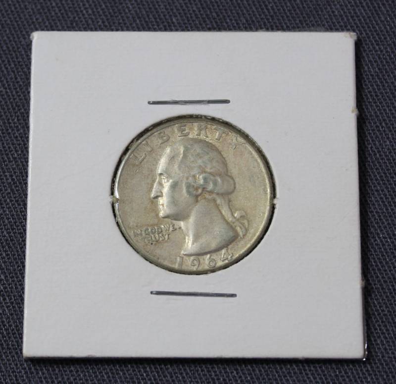 lot 4124 image: 1964 U.S.A. Quarter Dollar  25 Cent COIN