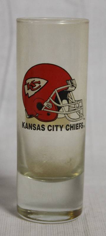 lot 4177 image: TCC Kansas City Chiefs 4 Tall Shot Glass
