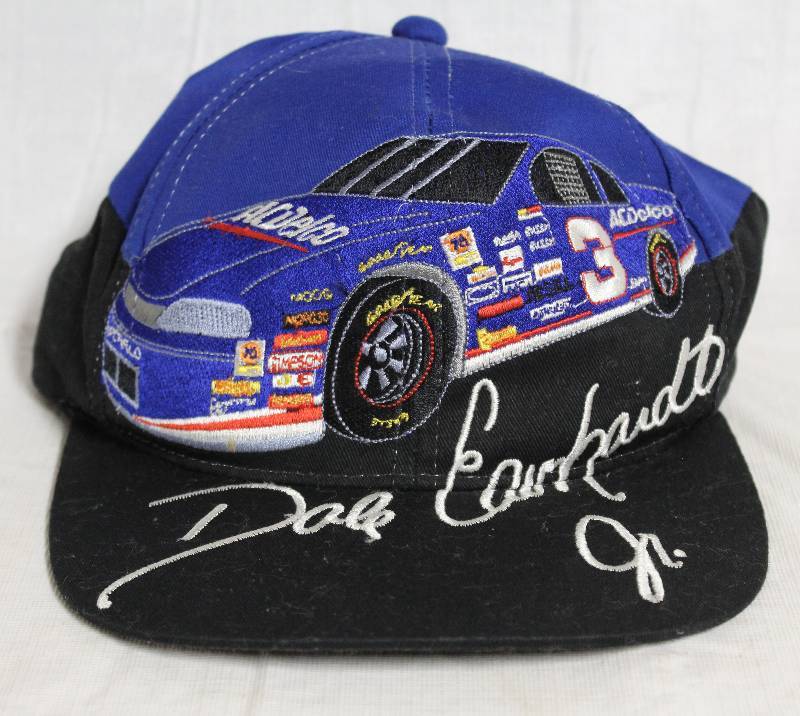 lot 5019 image: Dale Earnhardt Jr. Racing Adjustable Ball Cap Very Nice Car Detail