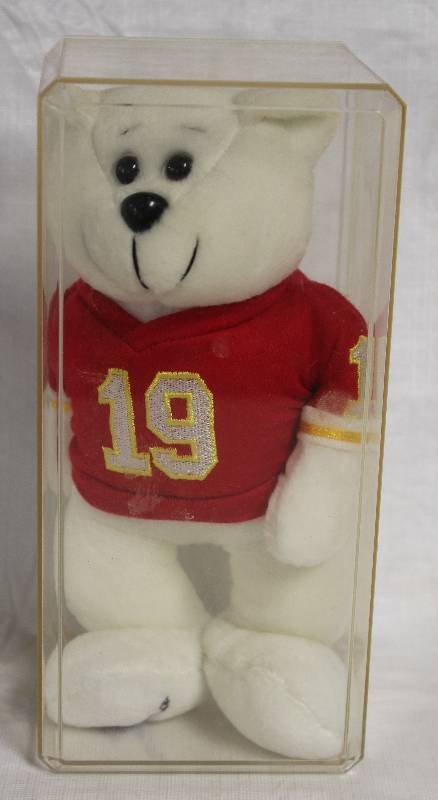 lot 4151 image: Collect critters Limited Edition Kansas City Chiefs JOE MONTANA #19 w Case