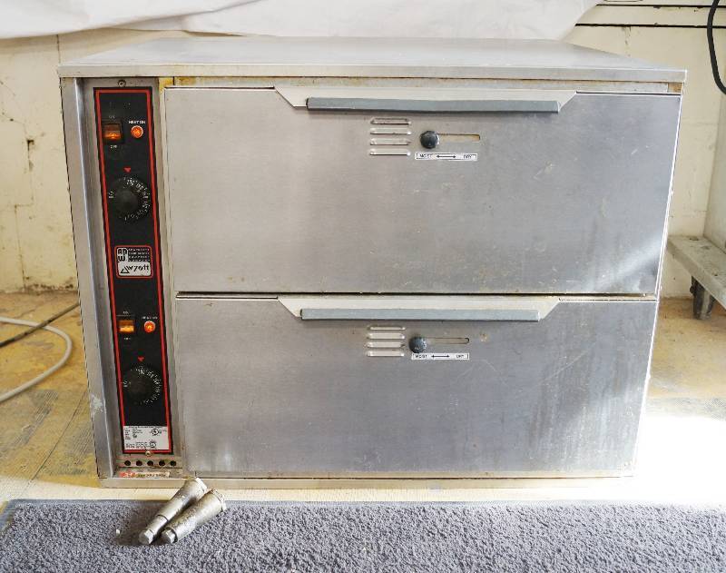 lot 6113 image: APW  WYOTT American Permanent Ware WD-2CMF FOOD WARMER