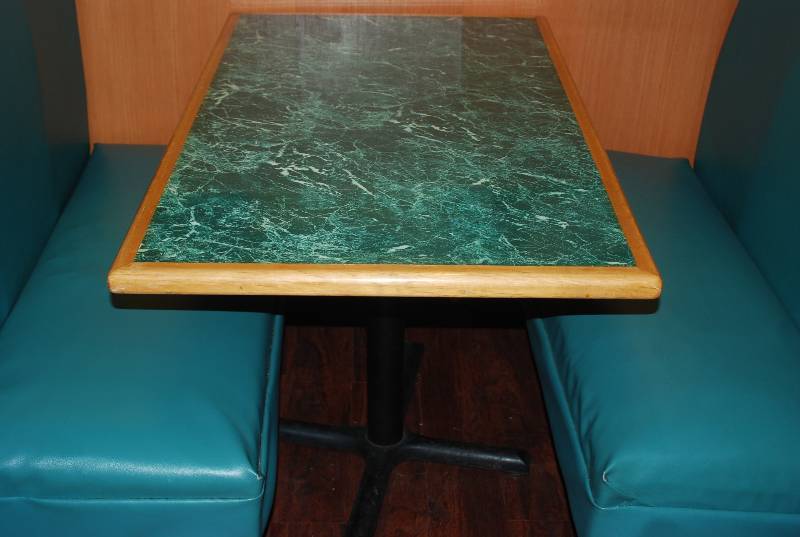lot 5254 image: Restaurant Dining Table - 27.5 wide x 45 long x 29.5 tall